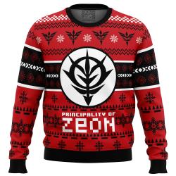 Zeon The Gundam Ugly Christmas Sweater Perfect And Unique Gifts For Adults Kids On Christmas