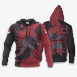 Anime Zoroark Hoodie Custom Anime Perfect And Unique Gifts For Otaku Anime Fans On Christmas